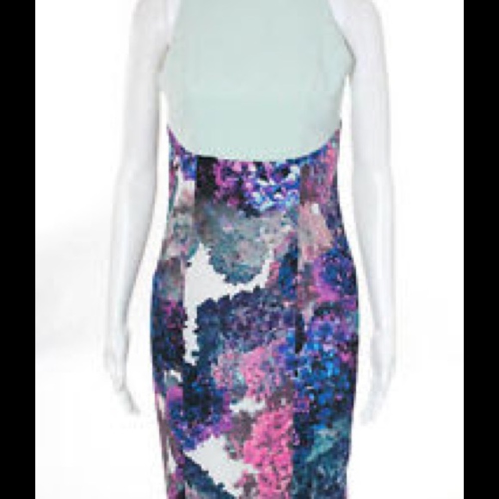 Nha Khanh Hydrangea Sheath Dress